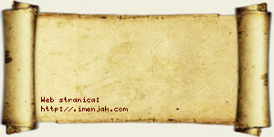 Andjelina Mislopoljac vizit kartica